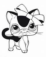 Pet Coloring Littlest Pages Shop Lps Cat Printable Kids Shops Print Colouring Color Sheets Getcolorings Popular Cartoon sketch template