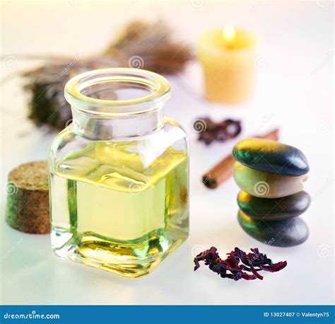 massage oil   spa salon stock image image  luxury aroma