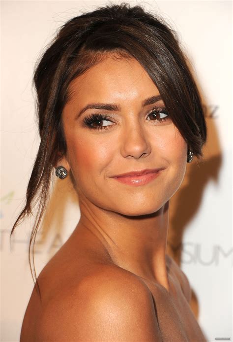 nina dobrev makeup the art of elysium s 7th annual heaven gala