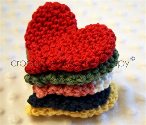 crochet   happy crochet pattern  heart