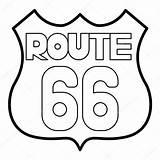 66 Route Coloring Pages Clipart Sign Clipartmag Drawing sketch template