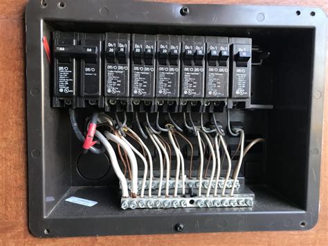 rv  amp power distribution box electrical tutorial chapter  breaker panels find deals