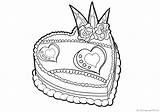 Pastries Cakes Coloring Print Color Pages Coloringpages24 sketch template
