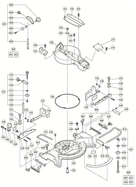 hitachi cfdh  dual compound miter   laser marker model schematic parts diagram