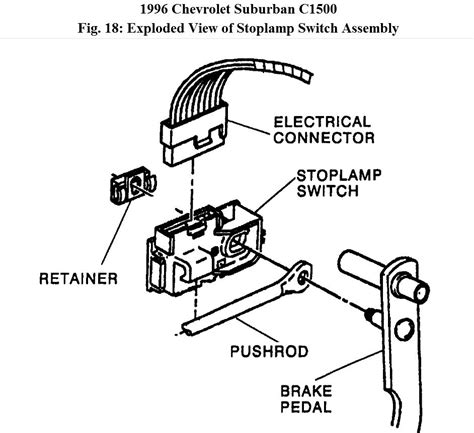 chevy silverado brake light switch wiring diagram   gmbarco
