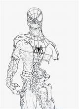Marvel Drawing Zombie Spider Getdrawings sketch template