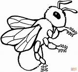 Bee Coloring Pages Honey Kids Gif sketch template