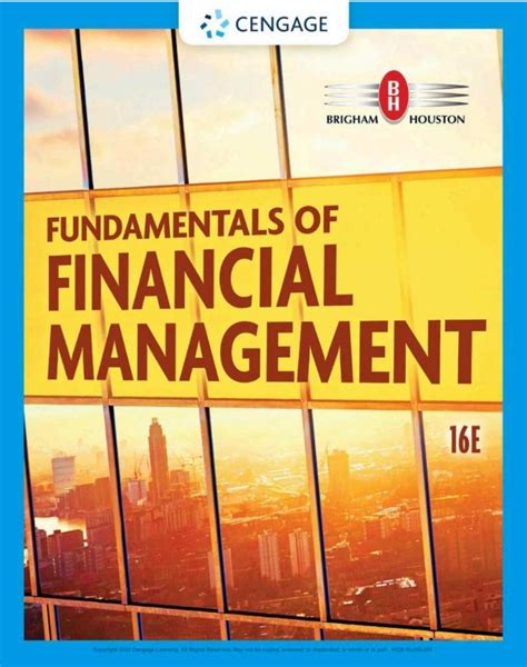 fundamentals  financial management  edition  eugene  brigham