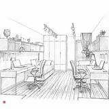 Interior Perspective Drawings Drawing Architecture วาด Sketch Kid ตย Draw กรรม ส ถา ป Sketches ภาพ ลาย เส Actually sketch template