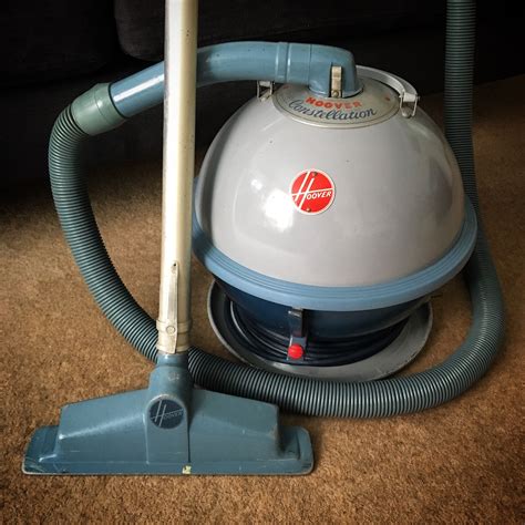 hoover constellation model  canister vacuum cleaner   styled  henry dreyfuss