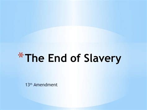 The End Of Slavery Ks3 Powerpoint Lesson Plan
