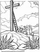 Jesus Tekening Bord Kiezen Van Cross Kleurplaten sketch template