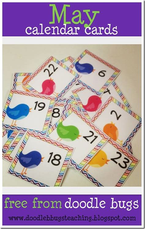 calendar cards   preschool calendar classroom