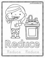 Earth Recycling Preschool Coloring Recycle Printables Reduce Reuse Pages Kindergarten Activities Preschoolmom Kids Reusing Visit sketch template