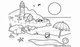 Mewarnai Pemandangan Kelas Anak Contoh Sketsa Tk Pantai Daya Montase Kewajiban Minion Paud Baru Cilik Penulis sketch template