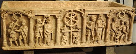 early roman christian sarcophagi   age  constantine