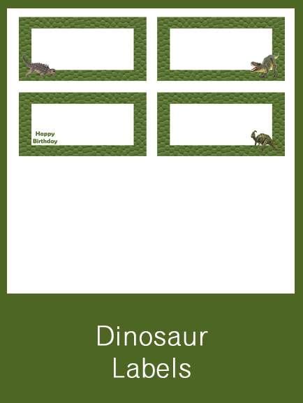 dinosaur labels     images dinosaur theme