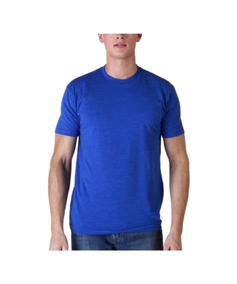 level royal blue mens  shirt