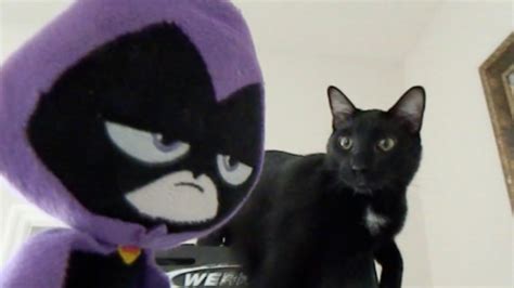 Teen Titans Go Raven And A Black Cat Youtube
