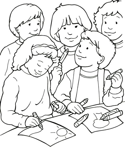 friend coloring page sermonskids