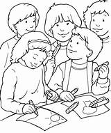 Coloring Pages Friendship Printables Kids sketch template