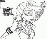 Operetta Monster High Coloring Pages Opera Character Printable Phantom Daughter Omalovánky Opereta Oncoloring Omalovanky Colouring Toralei Characters Years Old Gif sketch template