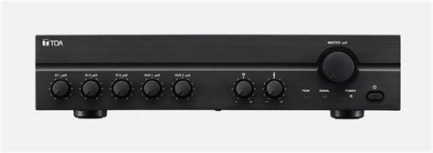 toa mixer amplifiers   series canford
