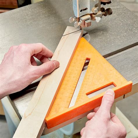 simple guide  making  degree bandsaw cuts family handyman
