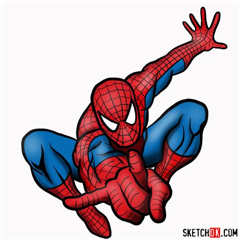 draw spiderman realistic  comic style tutorials