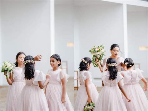 Sri Lanka Flower Girl Dresses Srilankan Wedding Bridal Art