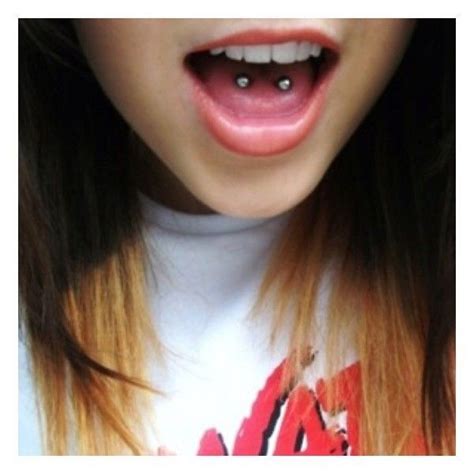Pin By Sylvester Stormee On Piercings Tongue Piercing Double Tongue