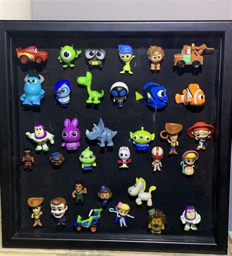 pixar mini toy story mini figure display mini figure display mini figures shadow frame