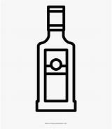 Botella Licor Liquor Garrafa Vodka sketch template