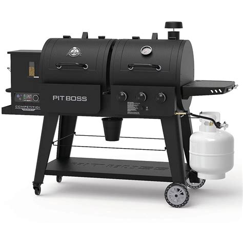 pit boss  competition series pelletgas combo grill academy