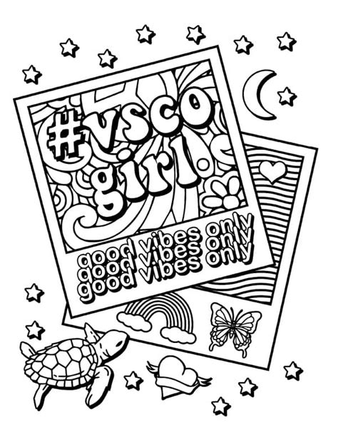 vsco girl sandals coloring page  printable coloring pages  kids