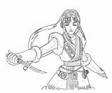 Samurai Shodown Nakoruru Sword Coloring Pages Another sketch template