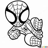 Dibujo Araña Superheroes Deadpool Colorir Drawdoo Desenhos Funko Lesson19 Pegatinas Vingadores Algo Silueta обновлено sketch template