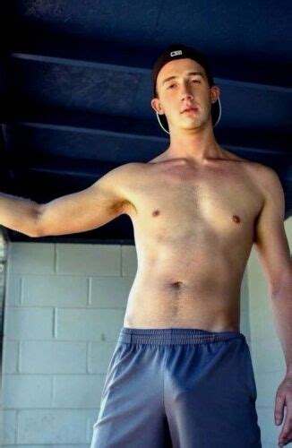 shirtless male hunk frat jock athletic dude tall guy photo 4x6 c1234 ebay