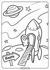 Coloring Solar Pages System Eclipse Printable Moon Rocket Surface Space Kindergarten Kids Sheets Pdf Nasa Colouring Planets Doug Fresh Planet sketch template