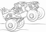 Monster Truck Pages Zombie sketch template