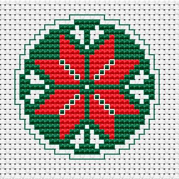 cross stitch patterns christmas ornaments  cards