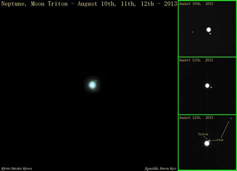 neptune   largest moon triton august   astronomy magazine interactive star