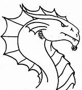 Dragon Coloring Head Pages Printable Dragons Advanced Blank Template Drawing Hydra Color Getcolorings Getdrawings Adults Sketch Col sketch template