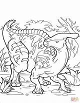 Iguanodon Coloring Pages Categories sketch template