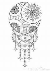 Choose Board Coloring Pages Sun Moon sketch template