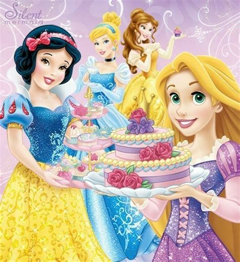 Snow White Cinderella Belle And Rapunzel Walt Disney Princesses All