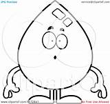 Water Drop Coloring Pages Clipart Mascot Cartoon Happy Surprised Depressed Outlined Vector Sheets Cory Thoman Sick Color Droplets Cycle Drawing sketch template
