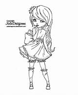 Jadedragonne Lineart Coloring Pages Deviantart Halloween Flora Drawings Favourites Add sketch template