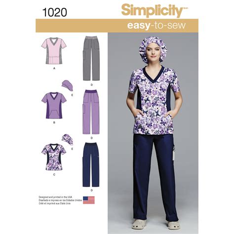 simplicity missesplus scrubs  pattern review  pammylz