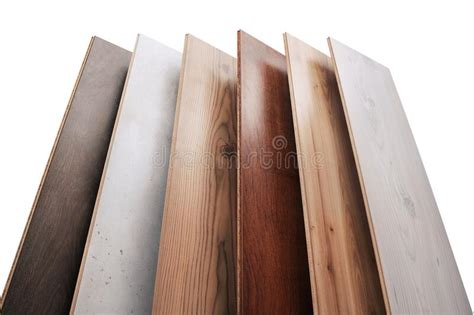 Six Types Types Of Wood Laminate Stock Image Image Of Rustic